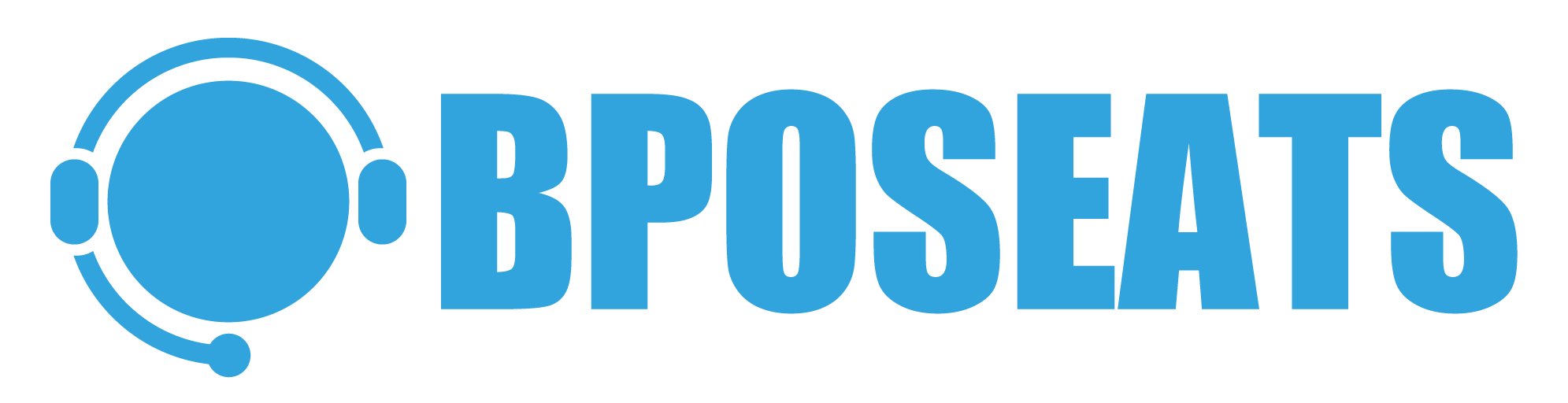 bpo seats with an image of an agent with a headset on which is a circle with a headset surrounding it